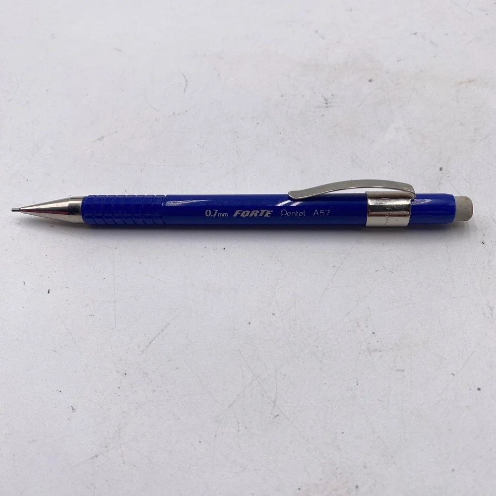Pentel Forte A57 Mechanical Pencil 0.7mm Blue Vintage Writing Drafting Japan SEO